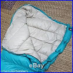 Vtg Eddie Bauer Karakoram Mummy Long Sleeping Bag Down Filled Ripstop Nylon
