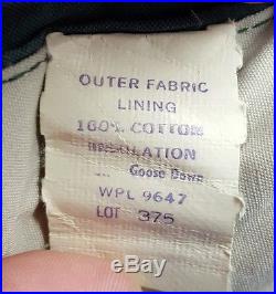 VTG Eddie Bauer Seattle USA Sleeping Bag 4# 100% Goose Down Twin 34x 77