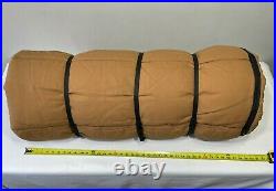 VTG RARE Dacron Dupont Heavy Insulate Canvas Dog/Duck Lined Hunting Sleeping Bag