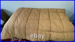 VTG RARE Dacron Dupont Heavy Insulate Canvas Dog/Duck Lined Hunting Sleeping Bag