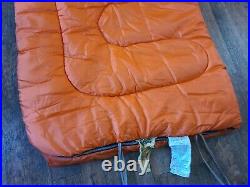 VTG Sleeping Bag Orange 33x75 4LB Cloud Nine Trailblazer DUPONT Hunting Campin