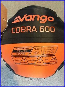 Vango Cobra 600 Sleeping Bag Anthracite