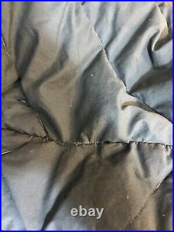 Vintage 1950's Woods Down Sleeping Bag 28 X 78 Canvas Green Featherlite