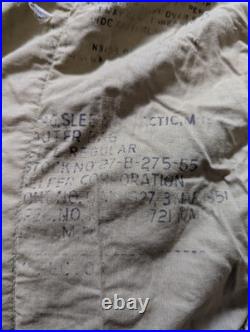 Vintage 1951 USMC Cold Weather Down Sleeping Bag Size Large