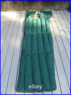 Vintage 1960's Eddie Bauer Down Sleeping Bags Zip Together Twin Sleeping Bags