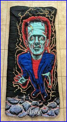 Vintage 1990s Universal Monsters Frankenstein Pepsi Coleman Sleeping Bag