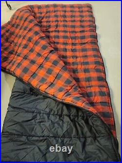 Vintage CABELAS HEAVY Oversized Weather Sleeping Bag 39x82 Advantage Black