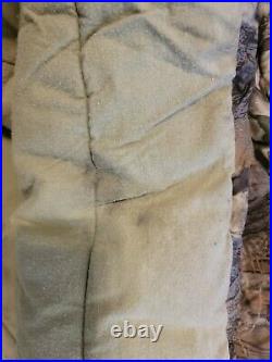 Vintage CABELAS HEAVY Oversized Weather Sleeping Bag 39x82 Advantage Camouflage