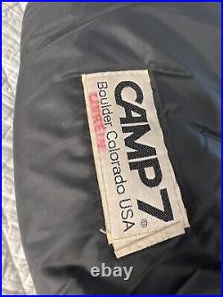 Vintage CAMP 7 Hollofil Dacron Fill Boulder Camping Sleeping Bag 1983
