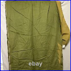 Vintage Coleman Dacron 88 Sleeping Bag Hunting Flying Ducks Pattern 1960s Green