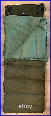 Vintage Down Insulated Thaw Corporation Green Sleeping Bag Seattle, Washington