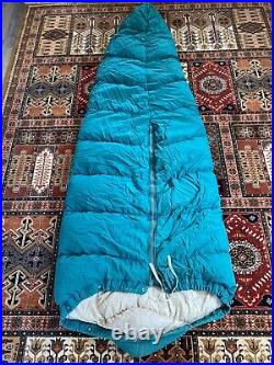 Vintage EDDIE BAUER Totem Pole Down Sleeping Bag 6.9Lbs Mummy +0 USA Kara Koram