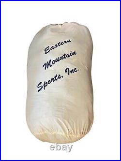 Vintage Eastern Mountain Sports Goose Down Green Adult Sleeping Bag Lot Of Two