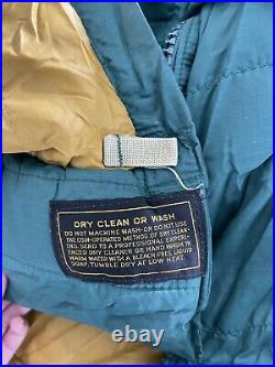 Vintage Eddie Bauer Expedition Outfitter Premium Goose Down Mummy Sleeping Bag