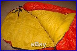 Vintage Eddie Bauer Goose Down Sleeping Mummy Bag 84 X 32
