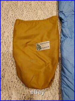 Vintage Eddie Bauer Seattle USA Goose Down Sleeping Bag Totem Label