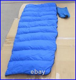 Vintage Eddie Bauer Style No 0414 Goose Down 74 x 32 Sleeping Bag with Carry Bag