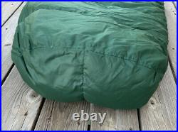 Vintage Frostline Kit Down Mummy Sleeping Bag with Liner Green