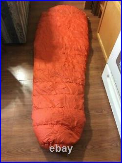 Vintage GERRY Down Filled Mommy Style Sleeping Bag with Stuff Bag