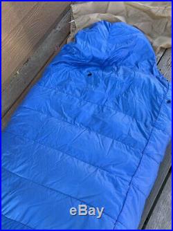Vintage HOLUBAR Down Mummy Sleeping Bag with Stuff Sack Blue Boulder Colorado