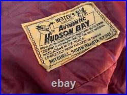 Vintage Herters Mitchell South Dakota Hudson Bay Goose Down Mummy Sleeping Bag