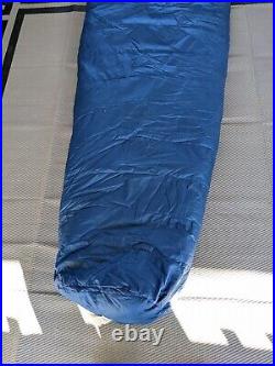 Vintage Holubar Down Fill Mummy Sleeping Bag Blue WithPacking Sack