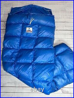 Vintage Holubar Down Mummy Sleeping Bag Zip Up Camping Outdoors
