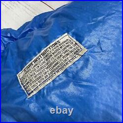 Vintage Holubar Down Mummy Sleeping Bag Zip Up Camping Outdoors