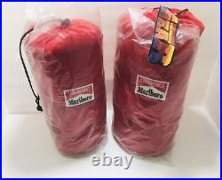 Vintage Marlboro Unlimited Sleeping Bag Red Interior Fleece 90's (Mail in promo)