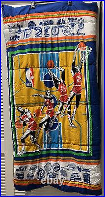 Vintage NBA Sleeping Bag. The Bibb Company. Made In The U. S. A. Great Condition