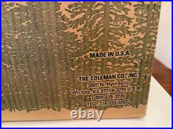 Vintage New Coleman Sleeping Bag KING 79x39 Down to 30 degrees Ducks Lined NOS