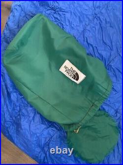 Vintage North Face Goose Down sleeping bag, Brown Label, made in USA, 86