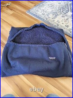 Vintage Patagonia Deep Pile Fleece sleeping Bag Liner 80s 70s Zipper Works