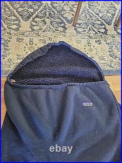 Vintage Patagonia Deep Pile Fleece sleeping Bag Liner 80s 70s Zipper Works