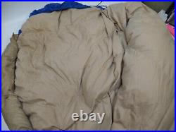 Vintage REI Backpacker Sleeping Bag Goose Down Mummy w storage sack 4 lbs