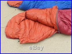 Vintage Rare Class 5 Mountaineering Equipage Down Sleeping Bags with Nylon Bags