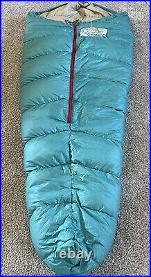 Vintage Sterling Climactic White Goose Down 2.5 lbs Sleeping Mummy Bag 33x86