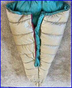 Vintage Sterling Climactic White Goose Down 2.5 lbs Sleeping Mummy Bag 33x86