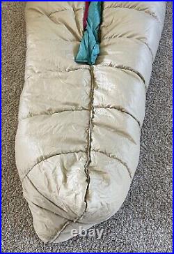 Vintage Sterling Climactic White Goose Down 2.5 lbs Sleeping Mummy Bag 33x86