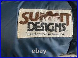 Vintage Summit Designs sleeping bag made in USA