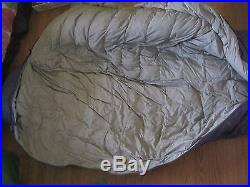 Vintage The North Face Goose Down Mummy Brown Label Sleeping Bag 80x29 with Sack