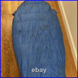 Vintage The North Face Goose Down Mummy Sleeping Bag Blue