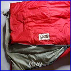 Vintage The North Face Mummy Sleeping Bag Brown Tag With Storage Bag