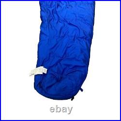 Vintage The North Face USA Blue Polarguard Sleeping Bag 74'' L 29'' W