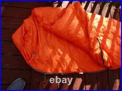 Vintage Trailwise Berkeley White Goose Down Sleeping Bag, Mod Mummy, Hooded -20
