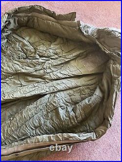 Vintage USGI Extreme Cold Weather Mummy Sleeping Bag with Hood Military Down