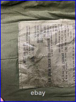 Vintage US Army Extreme Cold Weather GI Mummy Sleeping Bag Tennier