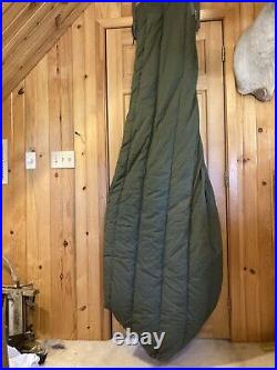 Vintage US Military Down Extreme Cold Weather Type II Mummy Sleeping Bag Green