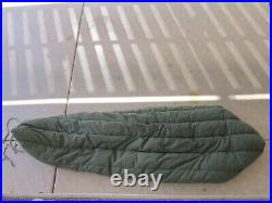 Vintage US Military Down & Polyester, Extreme Cold Weather Mummy Sleeping Bag