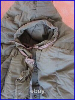 Vintage US Military Down & Polyester, Extreme Cold Weather Mummy Sleeping Bag